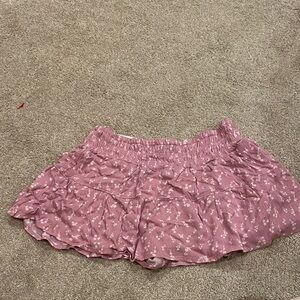Vanilla Star Mauve Skirt with White Accents(brand new perfect condition)